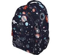 Grafoplás - Mochila Escolar Tres Compartimentos, 33x46x22,5cm, 30 Litros, Zona Acolchada para Portátil, Modelo Roomy, Diseño Cosmos, Bits & Bobs Pop Up Design, Perfecta para Material Escolar