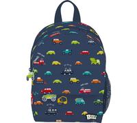 Grafoplás | Mochila Infantil | Bits&Bobs Sobre Ruedas | Modelo Kids | 28,5x21,5x10cm | PET 100% Reciclado | Espalda y Tirantes Acolchados | Correa Pecho | Perfecta para Niños Pequeños