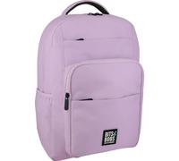 Grafoplas - Mochila Tidy Bag Bits&Bobs Lavanda Soft, Compartimento Portátil, PET 100% Reciclado, Cremalleras Robustas, Diseño Ergonómico, Base Reforzada, Perfecta para Instituto y Universidad