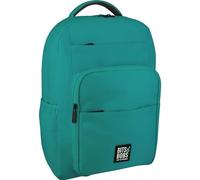 Grafoplas - Mochila Tidy Bag Bits&Bobs Turquesa, PET 100% Reciclado, Organización y Confort, Compartimento Especial Portátil, Estilo Urbano Versátil, Perfecta para Instituto y Universidad