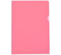 Grafoplas - Pack de 10 Dossiers Uñero A4, Color Rojo, Medidas 30,7x21,7cm, Lomo Doblado, Apertura Formato L, Con Piel Naranja, Ideal para Proteger Documentos de Papel