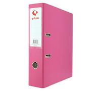 Grafoplas - Pack de 12 Archivadores Palanca, A4, Anillas 65mm, Rosa, Forrado Polipropileno, Ollao en Lomo, Serie Grafcolor