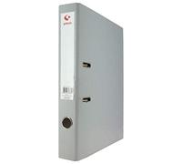 Grafoplas - Pack de 12 Archivadores Palanca, Tamaño Folio, Anillas 45mm, Gris, Forrado Polipropileno, Ollao en Lomo, Serie Grafcolor