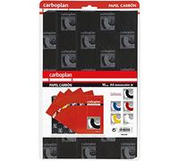 Grafoplás-Papel Carbón, Color Negro, Pack de 10