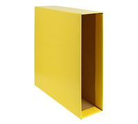 Grafoplas - Paquete de 12 Cajas para Archivador AZ Grafcolor, Tamaño A4, Color Amarillo, Medidas: 32,7 x 29,4 cm Lomo 8cm, Certificado FSC