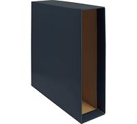 Grafoplas - Paquete de 12 Cajas para Archivador AZ Grafcolor, Tamaño Folio, Color Azul Oscuro, Medidas: 35,5 x 29,3 cm Lomo 8,5cm, Certificado FSC