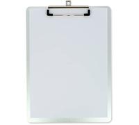 Grafoplas - Portapapeles de Aluminio A4, con Pinza de Alta Presión, Cantos Redondeados