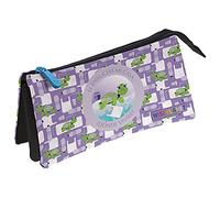 Grafoplas - Portatodo Triple, Colección Wise Planet, Tortuga, Tamaño: 23, 5x12x14cm