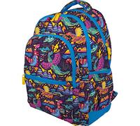 Grafoplas Rubber Dragons Bits And Bobs Pop Up Design, Mochila Escolar Unisex Niños, Morado, 33x46x22 5cm
