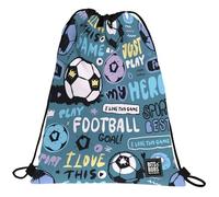 Grafoplás - Saco con Cordones, 36x47cm, Bolsillo Exterior con Cremalleras, Hero, Bits & Bobs Pop Up Design, Perfecta para Extra Escolares