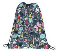 Grafoplás Saco Plano bits&Bobs, Bolsa Escolar Unisex niños, Azul, 36x47cm