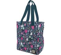 Grafoplas - Tote Bag con Cremallera Bits&Bobs Park, 37,5x31x14cm, 14 Litros, Compartimento Especial Portátil, Base Reforzada, Asa y Tira Bandolera Ajustable, Bolsillos Interiores y Exteriores