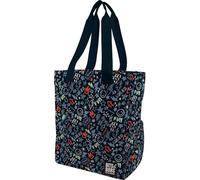 Grafoplas - Tote Bag con Cremallera Bits&Bobs Peace, 37,5x31x14cm, 14 Litros, Compartimento Especial Portátil, Base Reforzada, Asa y Tira Bandolera Ajustable, Bolsillos Interiores y Exteriores