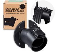 Graft Soporte Pared Tipo 2 para Cable Carga | Soporte Pared Coche eléctrico con Conector IEC 62196-2 | Accesorio para estación Carga Soporte de Pared Tipo 2, Sistema antirrobo para Cable y Cargador