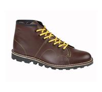 Grafters Botas recubiertas de piel originales Retro Monkey para hombre (DF108)