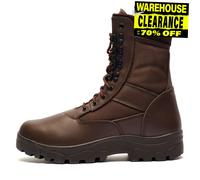 Grafters G-Force Cuero Hombre Exterior Duradero Combate Trabajo Botines Marrón