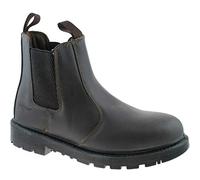 GRAFTERS SAFETY CHELSEA DEALER BOOTS SIZE UK 3 - 16 WORK HONEY NUBUCK M808N KD-Honey-UK 7 (EU 41)