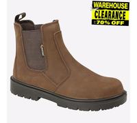Grafters San Diego Hombre Agua Resistente Trabajo Exterior Botas Seguridad Brown