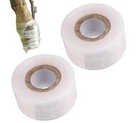 Grafting Tape | 2 Rolls Waterproof Stretchable Clear Breathable Film | Plants Repair cambium layer during budding and branch grafting, promoting quick Tapes | For Support Nursery Garden Yard Farm Lawn