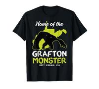 Grafton Monster West Virginia Estado América Criptido Camiseta