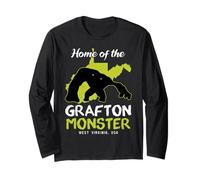 Grafton Monster West Virginia Estado América Criptido Manga Larga