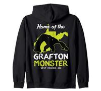 Grafton Monster West Virginia Estado América Criptido Sudadera con Capucha
