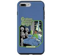 Graham and the Greys Alien UFO Retro Funny Adult Humor Carcasa para iPhone 7 Plus/8 Plus