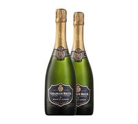 Graham Beck Blanc de Blancs Chardonnay Brut Robertson Gran Reserva 75 spumoso blanco (Caja de 2 Botellas de 75 cl)