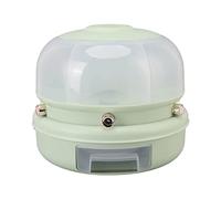 Grain Server Food Grade PP | Rotating Large Capacity Keeps Food Dry | Rice Bucket for Kitchen/Pantry | Easy Assembly Multi Function Storage (Light Green Monolayer)