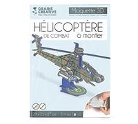 Graine Creative Helicóptero de Combate Modelo Rompecabezas
