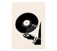 Graiting Impresión De Discos Vinilo, Música Mediados Siglo, Póster Pastel Minimalista, Arte Pared Colorido, Decoración for La Habitación Del Hogar, 1 Ud(DA5308,30x45cm Unframe)