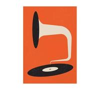 Graiting Impresión De Discos Vinilo, Música Mediados Siglo, Póster Pastel Minimalista, Arte Pared Colorido, Decoración for La Habitación Del Hogar, 1 Ud(DA5313,50x70cm Unframe)