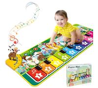 Gralal Juguetes Niños 1 Año, Alfombra Musical con 10 Sonidos De Animales Juguetes Regalo 1 2 Niños Niña Años, Piano Infantil Juegos Juguetes Montessori Educativos Sensoriales Bebe 1 Año