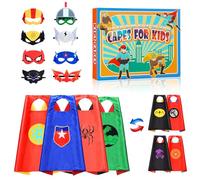 Gralal Juguetes Niños 2-14 Años, Capas Superheroes Niños Regalo Navidad Niño Disfraz Mascara Halloween Juguetes Juegos Regalos Niños 3-10 Años Spider-Man Juguete Mascara Spiderman Niño