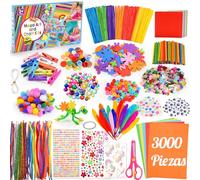 Gralal Juguetes Niños 3-12 Años, 3000+Pcs Manualidades Niños 4-9 Años Regalo Niña 4-9 Años Manualidades Niña 4-9 Años Regalos Cumpleaños Niños Colegio