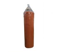 Gralara 1 Pieza Saco de Boxeo Colgante Bolsa de Golpes Equipo de Entrenamiento Carcasa de Saco en Cuero con Microfibra con Anillas y Reforzadas Adecuado para, 2m 0.45m/Aprox. 4.3kg