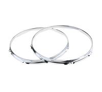 Gralara 2 Piezas de Aros para Tambor de 14 Pulgadas, 8 hoyos