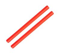 Gralara 2 Piezas Palos de Entrenamiento de Boxeo Bastones de Golpeo Equipamiento de MMA Palos de Contacto Relleno de Espuma Adecuado para Dojo Entrenamiento, Rojo 50cm