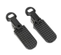 Gralara 2 Piezas Pedal Trasero Bicicleta Eléctrica Plegable Antideslizante Reposapiés Rápido de Aluminio para Senderismo Recorridos Actividades al Aire Libre