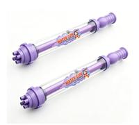 Gralara 2 Piezas Pistola Agua con Tobera Giratoria Portátil Disparador Agua Manual Manual para Niños, Morado