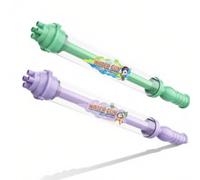Gralara 2 Piezas Pistola Agua con Tobera Giratoria Portátil Disparador Agua Manual Manual para Niños, Azul, Morado