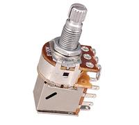 Gralara 2 Piezas Potenciómetro Guitarra Eje Ranurado Controlador Volumen Tono Mini Interruptor Eje 18mm Adecuado para Bajo Ukulele Mandolina Estudios, B100K