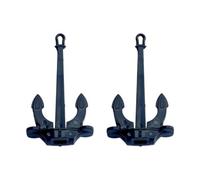 Gralara 2 Piezas RC Boat Anchors para Barcos a Escala Mini Anclas con Estructura Móvil Partes de Modelo Marino Componentes de Simulación Náutica Adecuado para, 3.5 Cm X 6.4 Cm