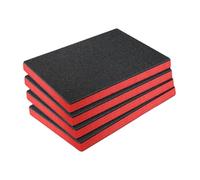 Gralara 4 cajas de herramientas de espuma, insertos de espuma para estuches, organizador Kaizen portátil antideslizante, estuche para cámara, inserto de, 40 Cm X 33 Cm X 3.8