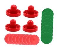 Gralara 4 Piezas Empujadores de Aire Hockey Paletas Discos Manijas Accesorios Juego de Mesa Material Apto para Niños Adultos Reuniones Y Celebracione, Estilo D