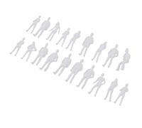 Gralara 40 Piezas Figuras Escala O Figuras Playa 1 50 Gente Miniatura Maqueta Trenes Plástico Pintado Pack Diorama Apto para Decoración del Hogar PAI, 1/75 Escala (Altura 2.3-2.6cm)