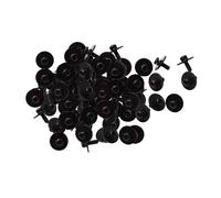 Gralara 50 Piezas Tornillos para Tambores de Montaje Accesorio Metálico Juego de Repuesto Fácil Instalación para Ensayos Estudios Salas de Música Banda, M4x14MM