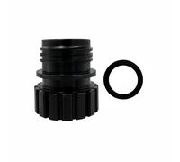 Gralara Adaptador para Máquina de Adaptador de Botella Acoplador para Agua con Gas Repuesto Compatible con Rosca Junta de Sellado Estable Plástico Resistente