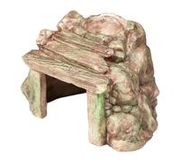 Gralara Adorno Decorativo para Acuario, Cueva de Escondite para Reptiles, Suministros para Juegos, Decoración de Hábitat para Acuario, Decoración de Terrario