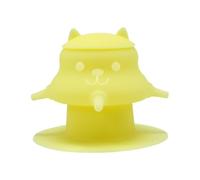 Gralara Alimentador de Leche de Cachorro, Alimentador de Cachorros, Estación de Enfermería de Tazón de Leche Portátil Que Alimentan para Perros, Ani, Amarillo, Individual